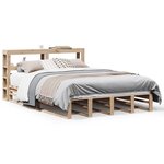 vidaXL Cadre de lit sans matelas 160x200 cm bois massif de pin