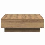 vidaXL Table basse chêne artisanal 90 x 90 x 28 cm Bois d'ingénierie