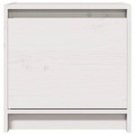 vidaXL Tables de chevet 2 Pièces Blanc 40x30 5x40 cm Bois de pin massif