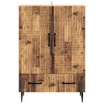 vidaXL Buffet Bois ancien 66 x 34 5 x 95 cm Bois d'ingénierie