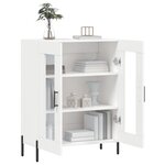 vidaXL Buffet blanc 69 5x34x90 cm bois d'ingénierie
