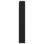 vidaXL Vitrine Cabinet Noir Chêne 60x8 5x58 cm Bois d'ingénierie