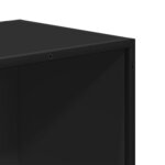 vidaXL Bibliothèque noir 60x35x139 cm bois d'ingénierie