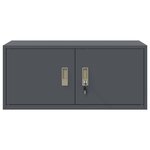 vidaXL Armoire de rangement Anthracite 90 x 40 x 40 cm Acier