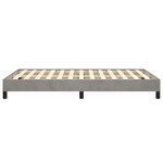 vidaXL Cadre de lit sans matelas gris clair 120x200 cm velours