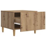 vidaXL Table basse Chêne artisanal 49 x 50 x 40 cm Bois d'ingénierie