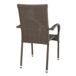 2 Chaises de jardin PORTLAND avec coussin