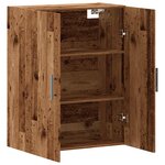 vidaXL Armoire murale vieux bois 69 5x34x90 cm
