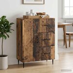 vidaXL Buffet Bois ancien 66 x 34 5 x 89 5 cm Bois d'ingénierie