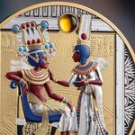 Pièce de monnaie en Argent 3000 Francs g 93.3 (3 oz) Millésime 2026 Gold Grandeur THRONE OF TUTANKHAMUN