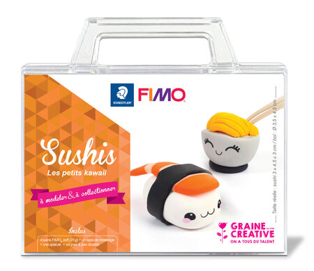 Kit figurine Fimo Kawai sushi