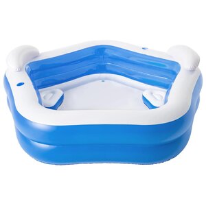 Bestway piscine pour enfants bleu 213 x 207 x 69 cm 54153