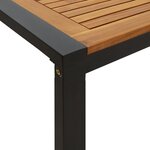 vidaXL Table de jardin et pieds en forme de U 180x90x75 cm bois acacia