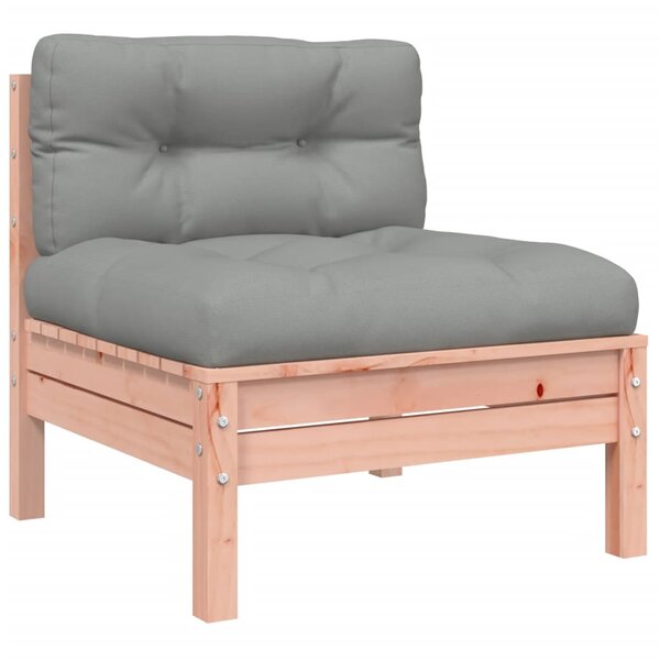 vidaXL Canapé de jardin sans accoudoirs coussins bois massif douglas