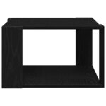 vidaXL Table basse Chêne noir 85 x 55 x 31 cm Bois d'ingénierie
