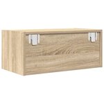 vidaXL Meuble TV chêne sonoma 60x31x25 5 cm bois d'ingénierie