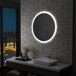 vidaXL Miroir à LED pour salle de bain 80 cm
