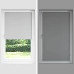 Store enrouleur occultant 120 x 230 cm blanc