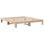 vidaXL Cadre de lit sans matelas 180x200 cm bois massif de pin
