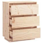 vidaXL Buffet 60x34x75 cm Bois massif de pin