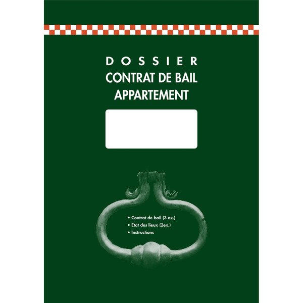 Contrats De Bail Appartement (3ex) - État Des Lieux (2 Ex) - Instructions - Texte Fr - Blanc - X 5 - Exacompta