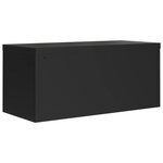 vidaXL Classeur noir 90x40x180 cm acier