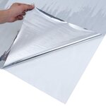 vidaXL Film solaire à effet réfléchissant statique argenté 90x2000 cm