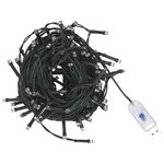 vidaXL Sapin de Noël artificiel pré-éclairé et support noir 180 cm PVC