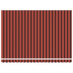 vidaXL Store Rétractable Manuel en Orange et Marron  450x300 cm