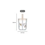 Mepal 108023065406 - Verre enfant Mio 250 ml avec paille - Fairy Garden