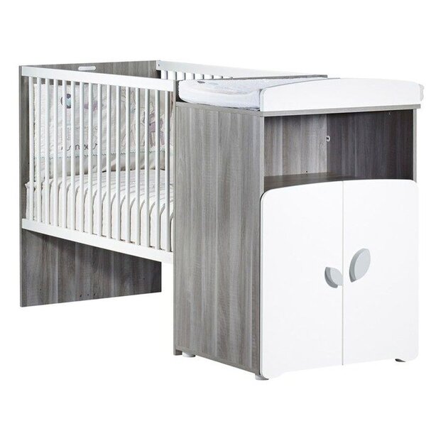 Lit combiné - 120 x 60 cm - Evolutif en 90 x 190 cm