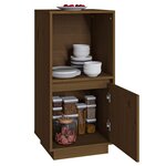 vidaXL Buffet marron miel 38x35x80 cm bois massif de pin
