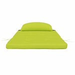 vidaXL avec oreiller 2 Pièces Vert vif
