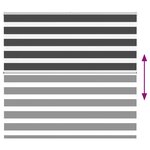 vidaXL Store zèbre noir 155x150 cm largeur du tissu 150 9 cm polyester