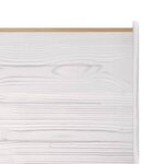 vidaXL Banc d'angle REINE 151 cm marron miel et blanc bois pin solide