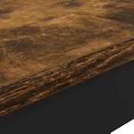 vidaXL Table de salle à manger / Table de repas MÉTAL