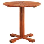 vidaXL Table de bistro 70x70 cm Bois d'acacia massif