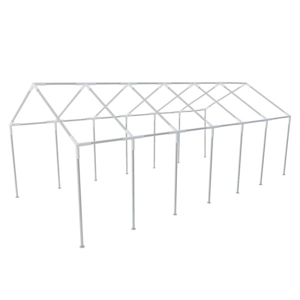 vidaXL Cadre en acier pour tente de réception de 12x6 m