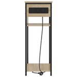 vidaXL Cabinet de chevet Chêne sonoma 28.1 x 40.9 x 75 cm