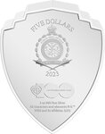 Pièce de monnaie en argent 5 dollars g 62.2 (2 oz) millésime 2023 looney tunes mashups casablanca