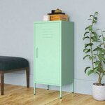 vidaXL Armoire de rangement Vert menthe 42 5x35x101 5 cm Acier