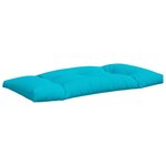 vidaXL Coussins de palette lot de 3 turquoise tissu Oxford