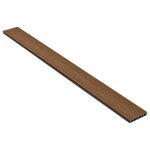 vidaXL Panneaux de terrasse et accessoires WPC Marron/gris 20 m² 4 m
