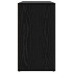 vidaXL Banc à chaussures avec étagère Chêne noir 103 x 30 x 54 5 cm