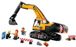 LEGO City - Pelleteuse de Chantier Jaune 60420 : Aventure de Construction pour Enfants