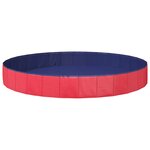 vidaXL Piscine pour enfants Rouge Ø300 x 38 cm