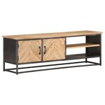 vidaXL Meuble TV 120x30x40 cm Bois d'acacia massif