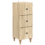 vidaXL Armoire à tiroirs 33 x 34 5 x 90 cm Bois d'ingénierie