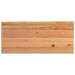vidaXL Table de bar rectangulaire en chêne massif avec bords naturels 180 x 80 x 112 cm
