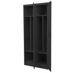vidaXL Garde-robe Anthracite 80x50x180 cm Acier